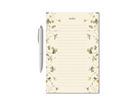 Yellow Woodsorrel Notepad