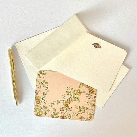 Butterfly Garden Stationery & Envelope Set