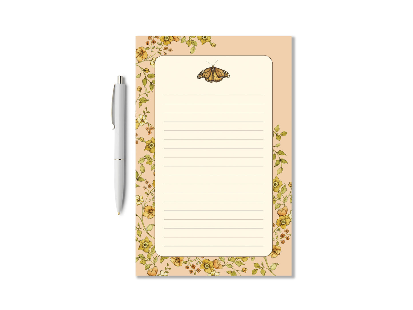Butterfly Garden To Do List Notepad