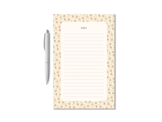 Ditsy Floral Notepad To Do List