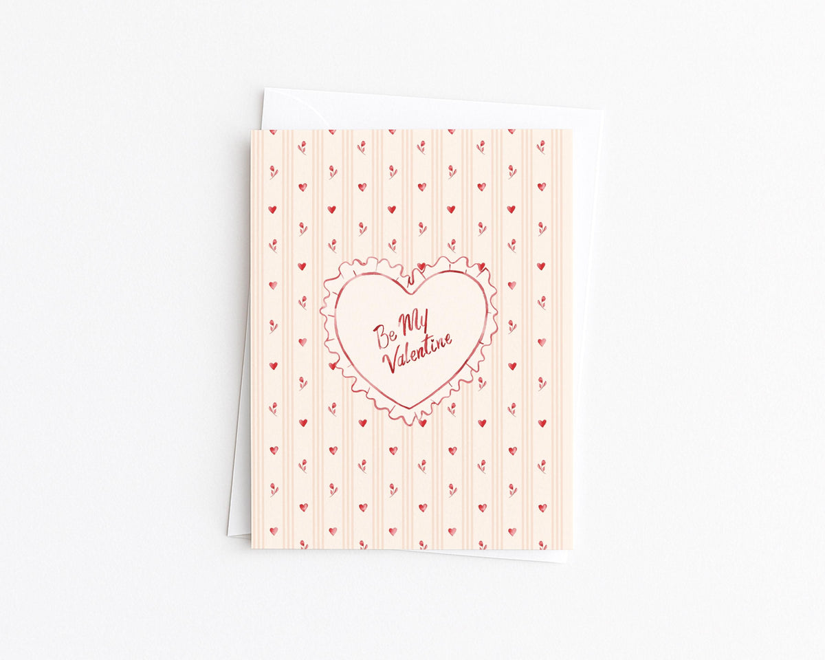 Be My Valentine Card