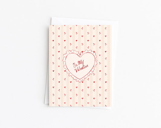 Be My Valentine Card